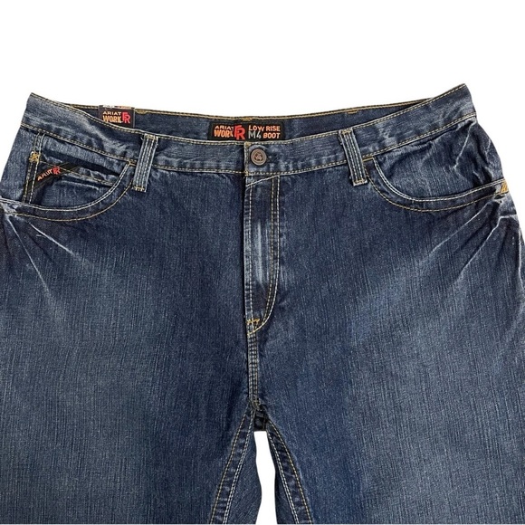 Ariat FR M4 Flame Resistant Low Rise Boot Cut Denim Work Jeans HRC 2 Size 42/36 - Picture 6 of 14